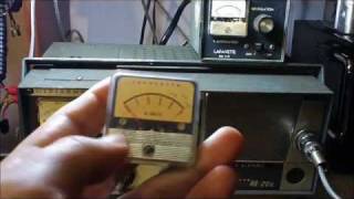 Lafayette HE20C amp HA115 Compressor Vid 1 CB Radio [upl. by Trinl760]