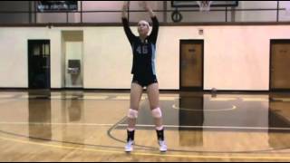 Sara Rogers Volleyball Skills Tape [upl. by Clapp]