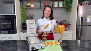 Crepe Suíço com a Chef Malu Galvão  Crepeira PRK06 elétrica 😍 [upl. by Akinihs]