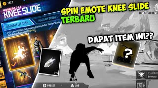 SPIN EMOTE ANIMASI KNEE SLIDE TERBARU FREE FIREE [upl. by Hanforrd]