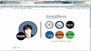 Blogger How to Make a Clickable Header 2012 [upl. by Ahsatin]