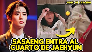 SASAENG ENTRA AL CUARTO DE HOTEL DE JAEHYUN DE NCT  MUESTRA FOTOS Y VIDEOS DE SUS COSAS PERSONALES [upl. by Aihtennek]