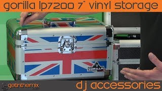 Gorilla DJ LP7200 7quot Vinyl Record Storage  Getinthemixcom [upl. by Caressa]