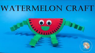 Watermelon Craft for Kids  Fruit Craft for Kids  Easy Kids Crafts  Paper Crafts [upl. by Immot290]