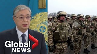 Kazakhstan crisis President Tokayev gives shoottokill orders amid protests [upl. by Cogswell46]