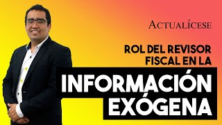 Responsabilidad del revisor fiscal frente a la presentación de la información exógena [upl. by Terhune41]