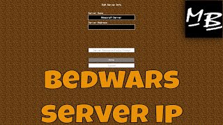 Minecraft Bedwars Server Address [upl. by Neitsabes]