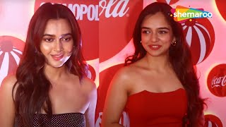 Tejasswi Prakash Jiya Shankar Neha Pendse amp Other Celebs Attend Christmas Dinner With CocaCola [upl. by Retniw509]