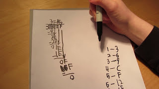 Long Division in Hexadecimal Demonstration [upl. by Woodward]