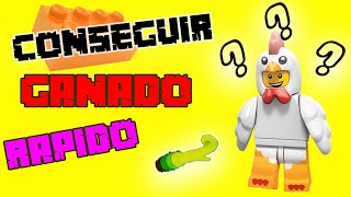 Como domesticar ANIMALES Vacas gallinas y ovejas en LEGO Fortnite [upl. by Ahsitan]