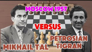 SERUUU Ahli pertahanan di bikin hancur lebur Mikhail tal vs petrosian tigran [upl. by Earaj]