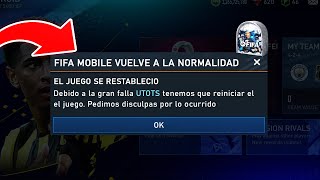 😩 VOLVERA EL FIFA MOBILE  ESPERAMOS LA SOLUCION AL BUG HISTORICO UTOTS [upl. by Yarahs]