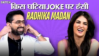 Radhika Madan fun interview राधिका का हुआ फिटनेस टेस्ट  Radhika answers on most asked Questions [upl. by Fernand15]