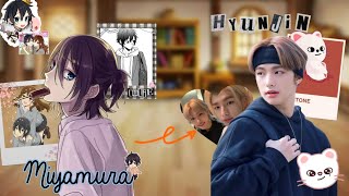 💫Horimiya react to Miyamura as Hyunjin💫 [upl. by Assereht]