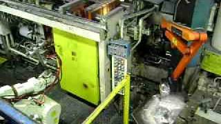 High Pressure Aluminum Die Casting 650 Ton Automated Cell [upl. by Gardie384]