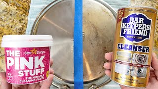 The Pink Stuff vs Bar Keepers Friend The Clear Winner Based on My Tests [upl. by Errehs]