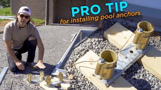 How to Install Anchors for Ladder amp Handrail  Pool Warehouse [upl. by Loftus]