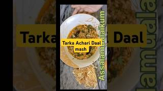 Watch full video plz subscribe to my YouTube channel deliciousfoodracpies Tarka Achari daal mash [upl. by Demaria750]