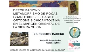 Deformación y metamorfismo de rocas Granitoides  Dr Roberto Martino [upl. by Lohman]