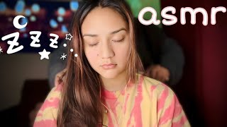 asmr MASAJE Y LIMPIEZA FACIAL en persona  me peinan el cabello 💤 [upl. by Dafna288]