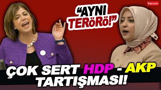 TBMM’de çok sert HDPAKP tartışması Meral Danış Beştaş Aynı terörö [upl. by Sandon]