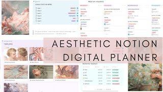 HOW TO CREATE A DIGITAL PLANNER IN NOTION  Free Templates  DIGITAL PLANNING 101 [upl. by Urina]