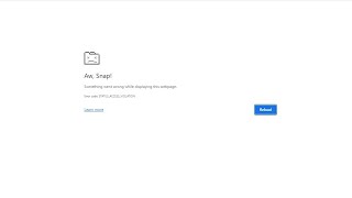 Aw Snap chrome problem sulotuin  how to fix Aw Snap Error  Windows 10 [upl. by Vito]
