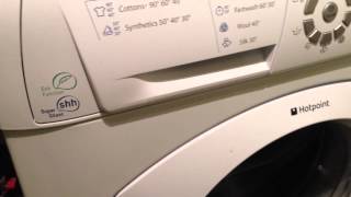 A Super Silent Hotpoint Washing machine [upl. by Blackmore]