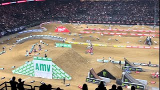 450 Main Event 3 Supercross Paris 2024 [upl. by Rfinnej]