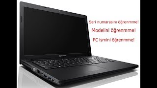 LAPTOPUMUZUN İSMİNİSERİ NUMARASINIıMODELİNİ ÖĞRENME [upl. by Araem]