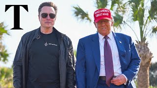 LIVE Donald Trump joins Elon Musk for SpaceX test flight in Texas [upl. by Junia]