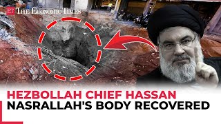 Hassan Nasrallahs body recovered days after Israel eliminated Hezbollah chief in Beirut IAF strike [upl. by Matheson]