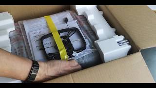 Denon AVRX250BT unboxing  51 channel AV receiver [upl. by Sewoll4]