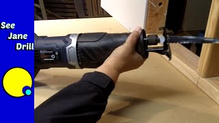 How to Use a Reciprocating Saw to Cut Metal Wood PVC etc for Beginners [upl. by Ophelie]