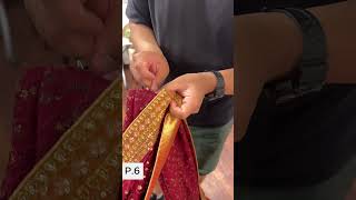 Dulhan ka Dupata  Shadi ka dupata  Bridal Dupatta Draping  BeginnerFriendly [upl. by Kehsihba]