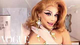 How Valentina From RuPaul’s Drag Race Becomes Fabulous  Beauty Secrets  Vogue [upl. by Zoubek]