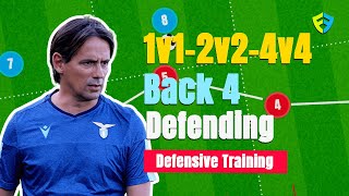 Unlock The Secrets to Better Defending Top 3 Defensive Drills to Improve Your Back 4 Defending [upl. by Acila812]