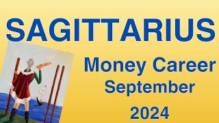 ♐️ Sagittarius September 2024 💰 End of a difficult cycle 💰 Money Career Finance Tarot Reading [upl. by Clarie412]