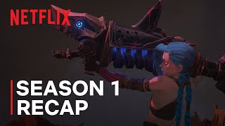 Arcane Season 1  Recap  Netflix [upl. by Rawdan]