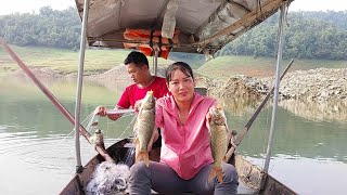 Off grid life on desert island  How to catch fish with nets and boats [upl. by Bailie]