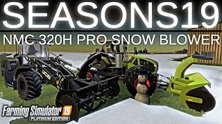 SEASONS 19  NMC PRO SNOW BLOWER HOW TO USE IT [upl. by Nomannic]