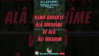 Allahümme Barik duası ve anlamı [upl. by Tine]