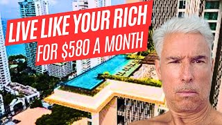 Beach Front Condo Tour  Feel Like a Millionaire for Only 580 [upl. by Hidie]