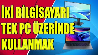 2 Bilgisayarı Tek Ekran ile Kullanmak pc [upl. by Lynett]