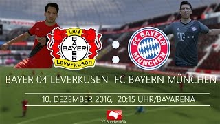 BAYER 04 LEVERKUSEN  FC BAYERN MÜNCHEN I YoutubeBundesliga Topspiel I 1 Spieltag [upl. by Orodoet]