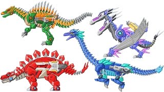 10 Kinds of War Robot Dinosar  Eftsei Gaming [upl. by Kaule]