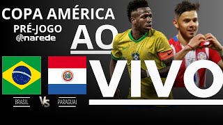 BRASIL X PARAGUAI AO VIVO  COPA AMÉRICA 2024  2ª RODADA  REACT [upl. by Ricky660]