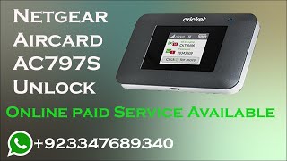 How to Unlock Netgear Aircard AC797s ll All Netgear models Unlockingll 100  Working [upl. by Mendes]