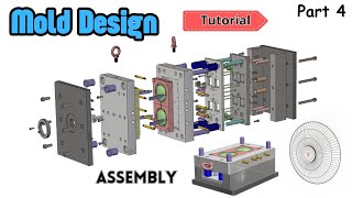 SOLIDWORKS ASSEMBLY Tutorial  Complete Injection Molding Design  Lifter 44 [upl. by Coray321]