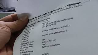 Como fazer a instalação da impressora Samsung Xpress M2835dw na REDE  identificação do IP [upl. by Norling]